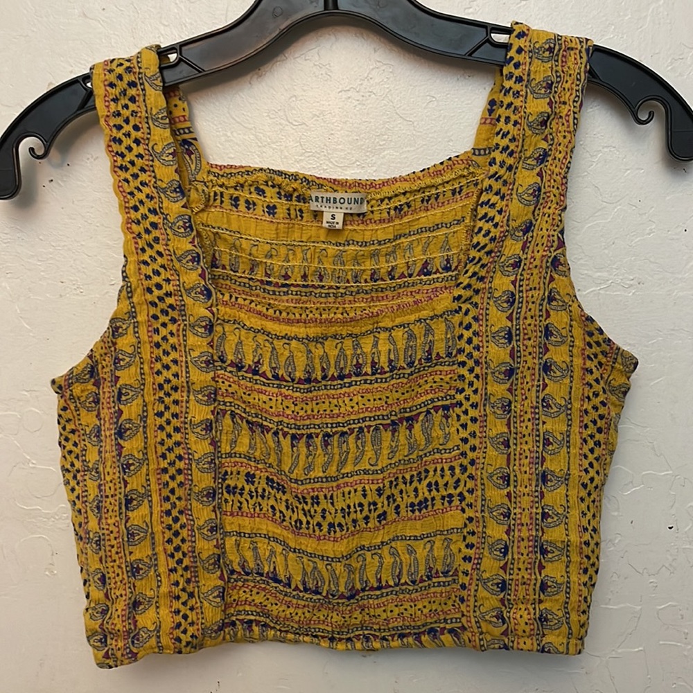 Paisley Crop Top